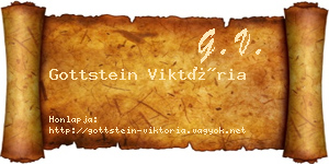 Gottstein Viktória névjegykártya